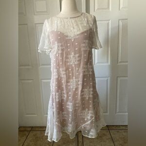 The Jetset Diaries Caribbean 100%Silk Dress Size Large